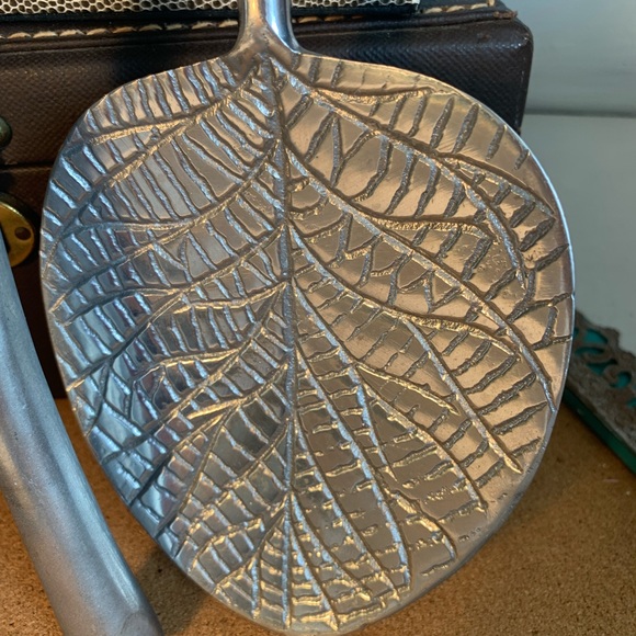 Vintage India Aluminum Salad Server Set (B12) - Picture 5 of 10